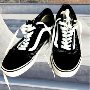Vans Classic Black and White Sneakers